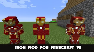 Iron Man Mod for Minecraft PE syot layar 5
