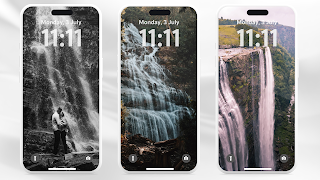 Waterfall Lockscreen 스크린샷 2