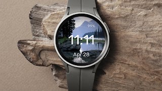 Mountain River WatchFace captura de pantalla 3