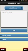 Html Css JS Tester + Example poster