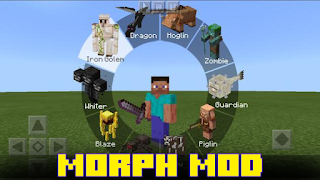 Morph Mod for Minecraft PE ポスター