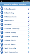 General Knowledge Quiz-GK تصوير الشاشة 1