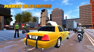 Master Taxi Driving Simulator Plakat