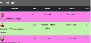 برنامه‌نما Fixed Matches Vip عکس از صفحه