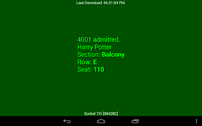 برنامه‌نما PatronTicket Barcode Scanner عکس از صفحه