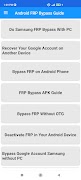 Android FRP Bypass Guide 海報