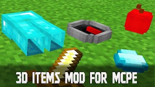 برنامهنما 3d Items Mod for Minecraft PE عکس از صفحه