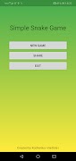 Simple Snake Game ポスター