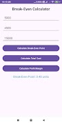 Break-Even Calculator 截圖 4