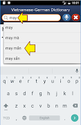 Vietnamese-German Dictionary + Screenshot 1