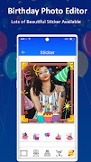 4 Schermata Birthday Photo Editor : Birthd
