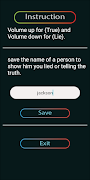 Lie Detector Simulator Prank اسکرین شاٹ 1