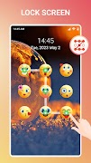 Emoji Lock Screen اسکرین شاٹ 2