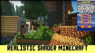 Realistic Shader for Minecraft Cartaz