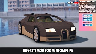 3 Schermata Bugatti Veyron Mod Minecraft