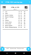 HTML-CSS Training App-450 Pgms capture d'écran 3