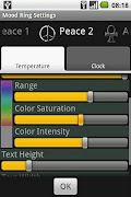 برنامه‌نما Mood Ring Thermometer Widget عکس از صفحه