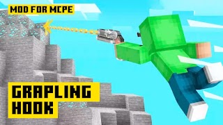 Grapling Hook Mod Minecraft PE الملصق