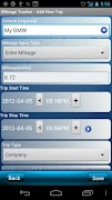Mileage Tracker captura de pantalla 6