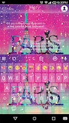 Galaxy Paris KK Emoji Keyboard for Android GO screenshot 7