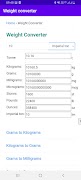 weight converter screenshot 1