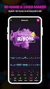 3D Name Art - 3D Logo maker Screenshot 1