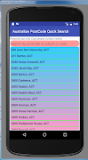 Australian PostCodes Quick Sea poster