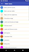 1 Schermata Learn Arabic Words & Phrases