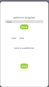 Palindrome checker by Ryan screenshot 5