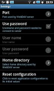 Servidor WebDAV captura de pantalla 2
