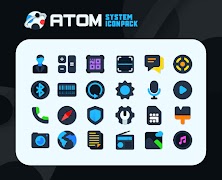 Atom IconPack اسکرین شاٹ 1