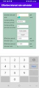 Effective interest calculator screenshot 3