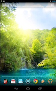 Waterfalls 3D Theme تصوير الشاشة 5