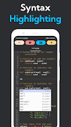Code Editor -PHP, Python, HTML اسکرین شاٹ 3