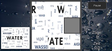 WeltWassertag Schiebepuzzle पोस्टर