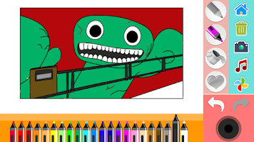 Garten of Banban Coloring Book Ekran Görüntüsü 1