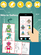 Robots Coloring Pages اسکرین شاٹ 5
