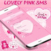 Pink SMS Themes captura de pantalla 1