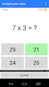 Multiplication Table! स्क्रीनशॉट 2