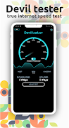 Devil tester - internet speed -poster