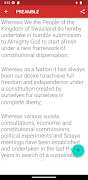 Constitution of Eswatini screenshot 1
