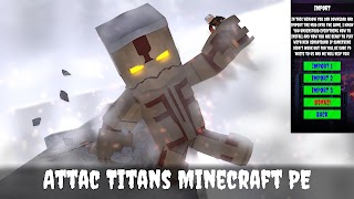 Attac Titans Mod Minecraft PE ภาพหน้าจอ 1