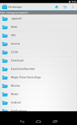 برنامه‌نما File Manager عکس از صفحه