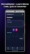 Morse Code Translator & Quiz screenshot 4