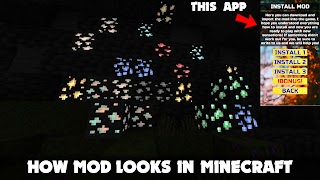 Glowing Ore Mod for Minecraft ภาพหน้าจอ 4