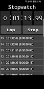 Stopwatch captura de pantalla 3