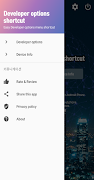 Developer menu shortcut screenshot 3