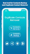برنامه‌نما Duplicate Contacts Remover عکس از صفحه