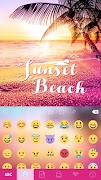 ชุดรูปแบบคีย์บอร์ด Sunsetbeach ภาพหน้าจอ 2