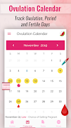Ovulation Calculator & Calendar to Track Fertility ภาพหน้าจอ 2